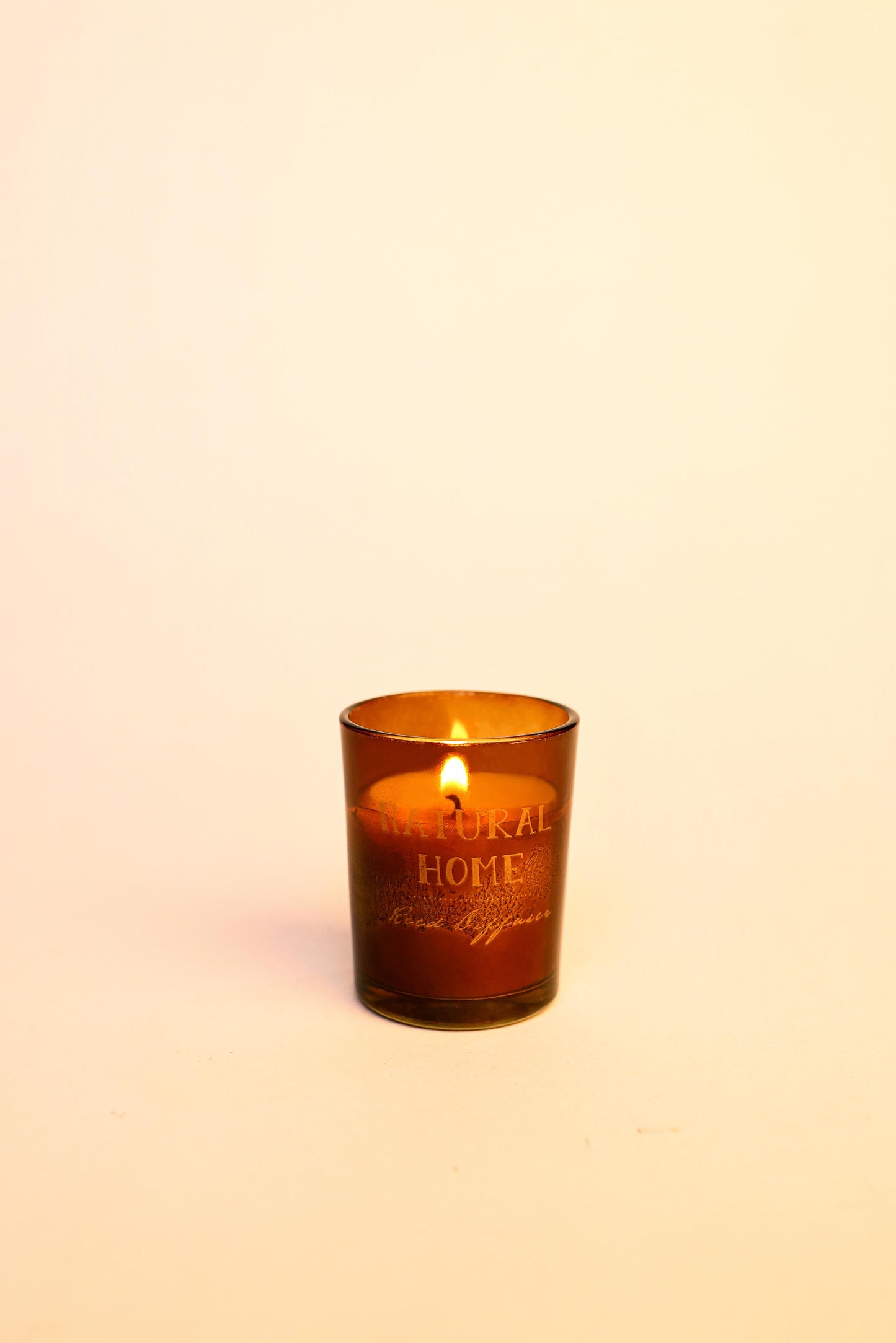 Scented Aroma Glass Candle (Brown Jar)